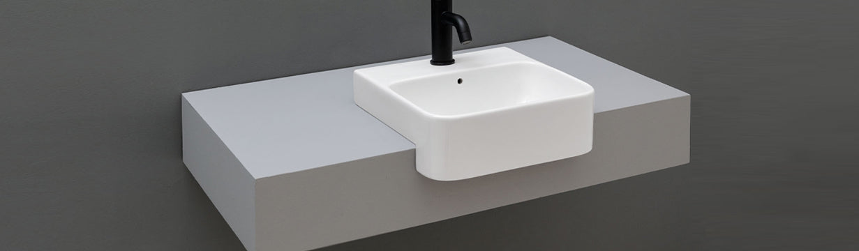 Semi-Recessed Basins