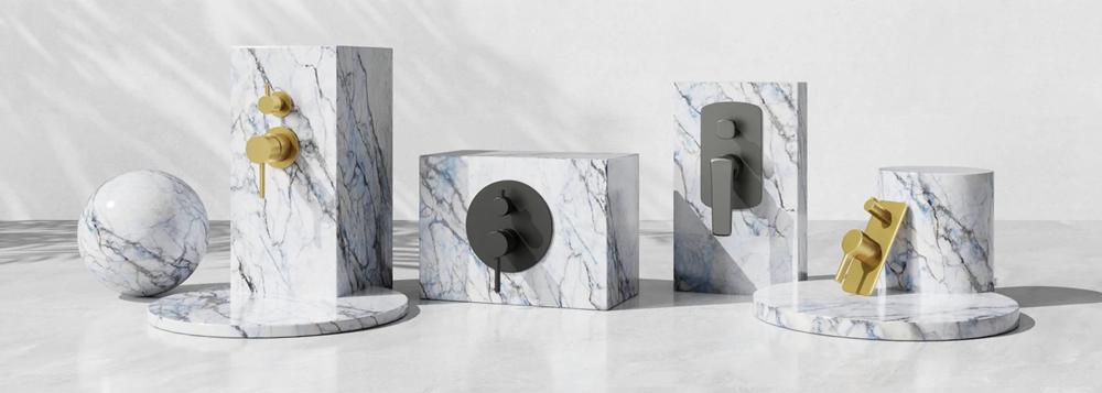 Wall Mixers with Divertors