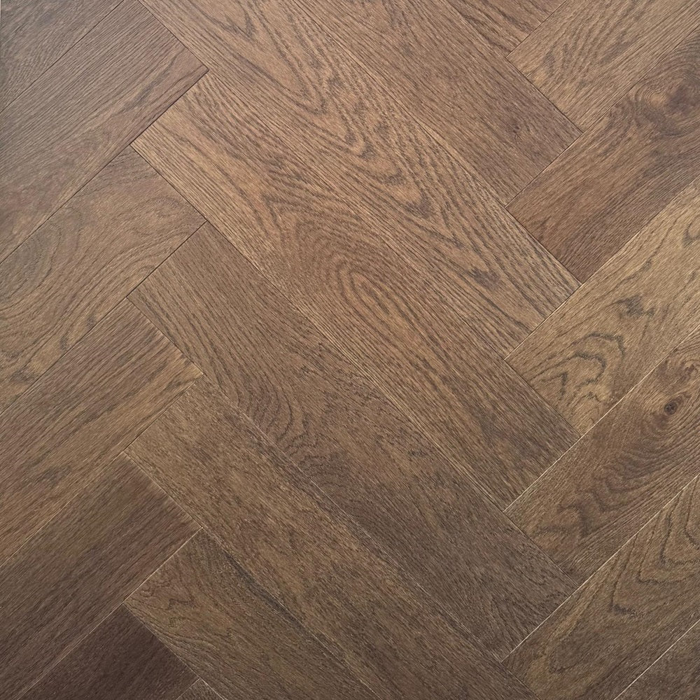 Create Timber Floor Oak Herringbone collection 600mm x 125mm x 14/3mm - HBCT005 Sorrento