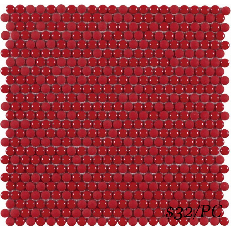 187537 DOTS RED 282X285mm Spain Made