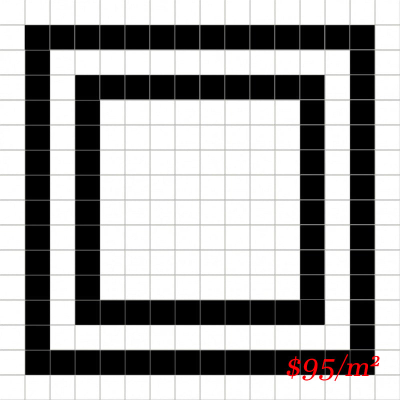 187778 GRID MATT 200X200mm Spain Made