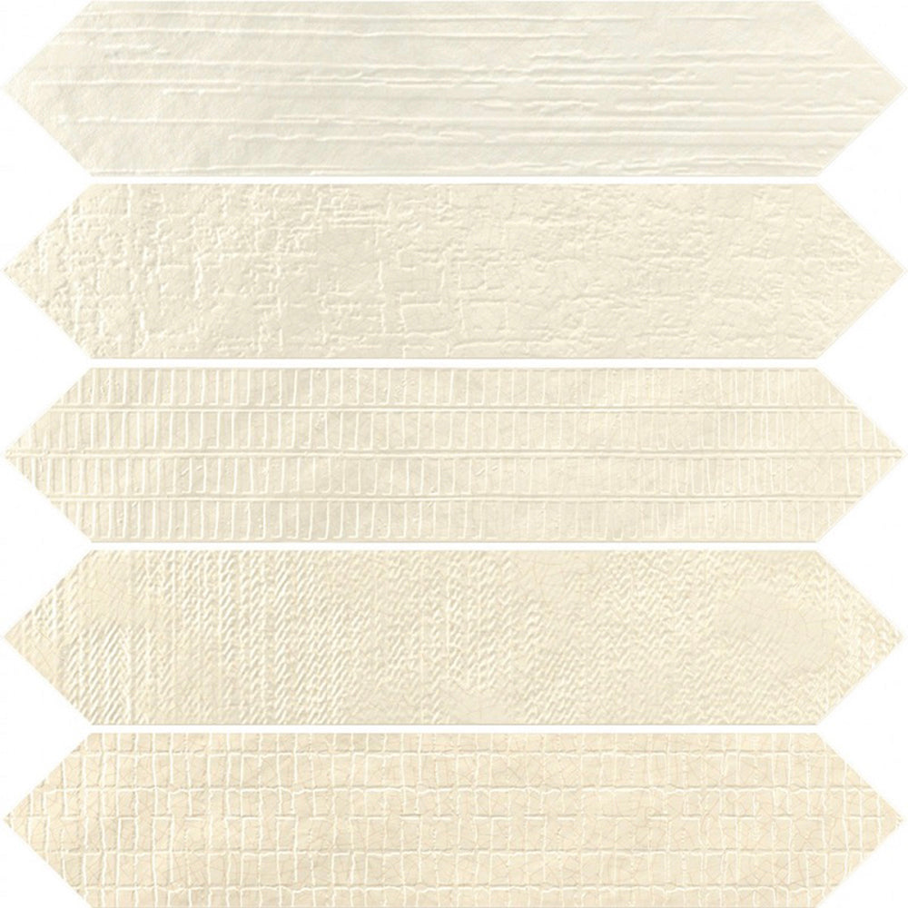 187781 CRACKLE DECOR MARFIL GLOSS 65X330mm Spain Made