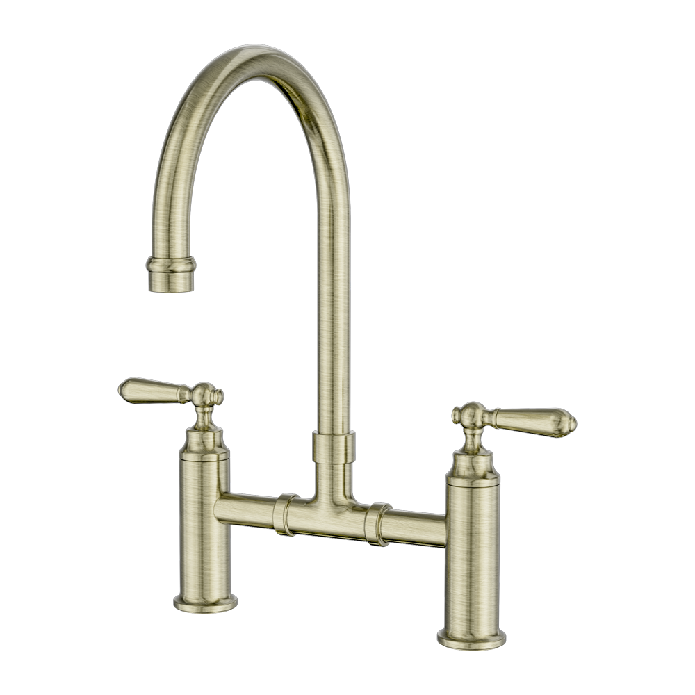 York Bridge Kitchen Set Aged Brass (NR692107bAB)