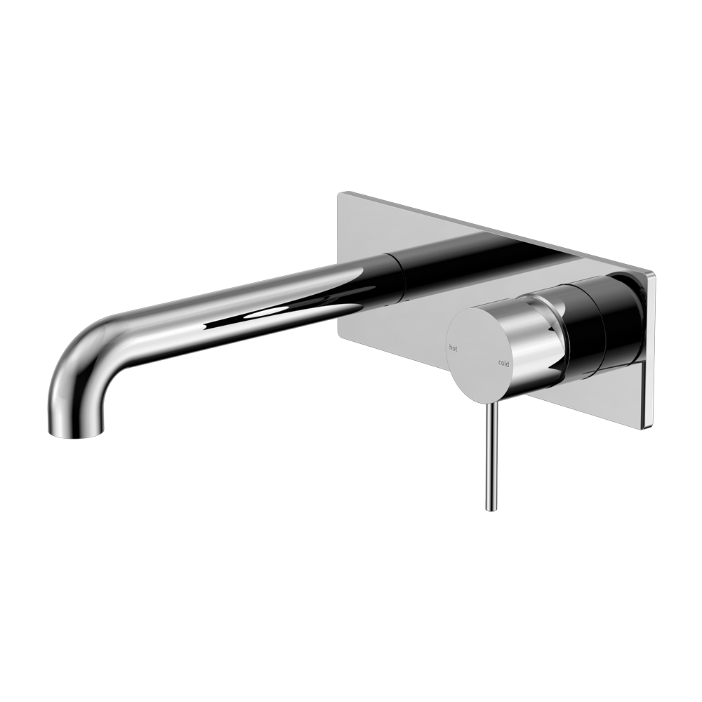 MECCA WALL BASIN/BATH MIXER 120/160/185/230/260MM CHROME