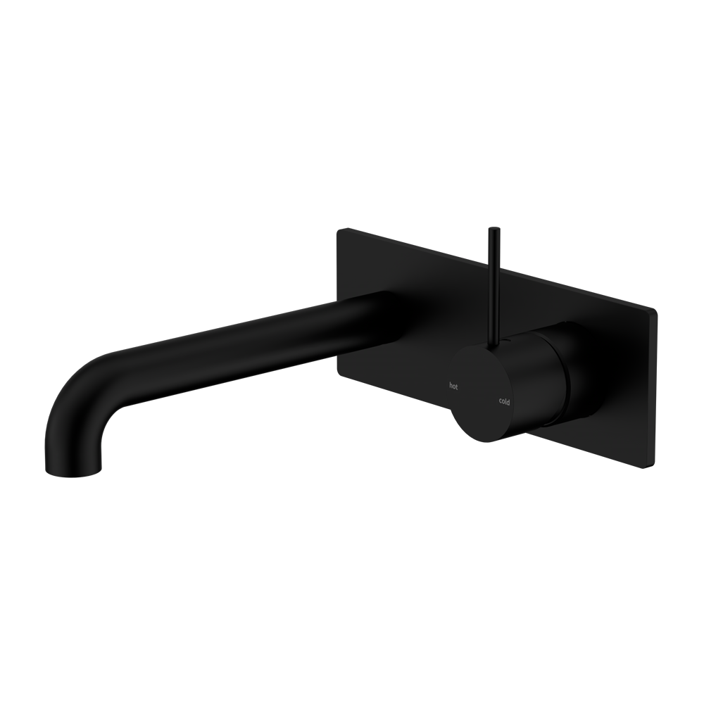 MECCA WALL BASIN/BATH MIXER HANDLE UP 120/160/185/230/260MM MATTE BLACK