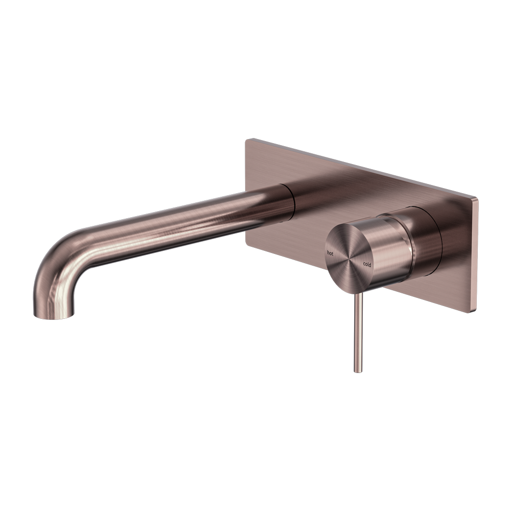 MECCA WALL BASIN/BATH MIXER 120/160/185/230/260MM BRUSHED BRONZE