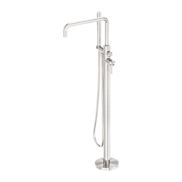 Zen SS316L Freestanding Bath Mixer Brushed Nickel (NR162203a02BN)