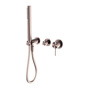 MECCA SHOWER MIXER DIVERTOR SYSTEM SEPARATE BACK PLATE BRUSHED BRONZE (NR221912FBZ)