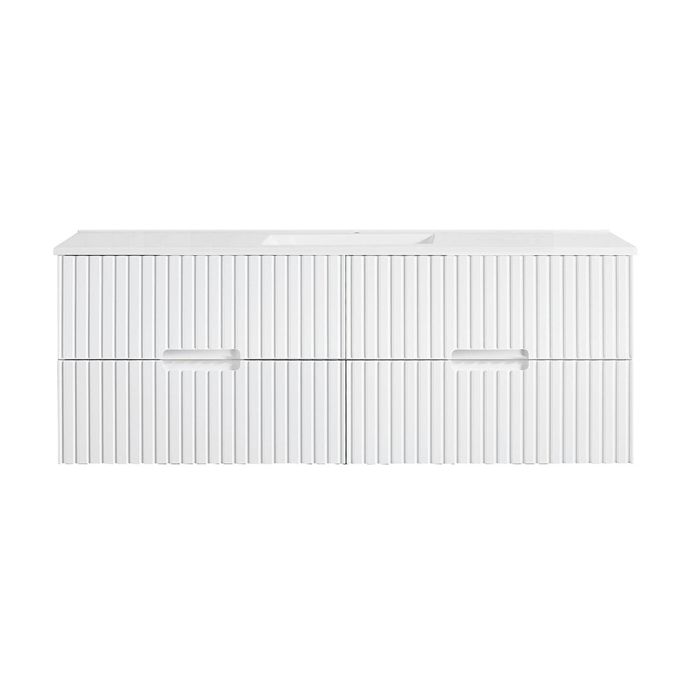 WH86-1500WM Elena Collection Vanity 1500mm - Matt White Single Bowl