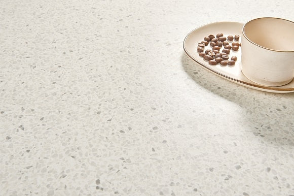 T/TERWHMTM6060 ENTIVA TERRAZZO WHITE MATT 600*600mm REC.