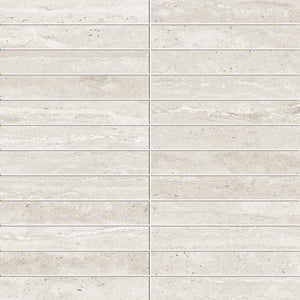 T/TVCWMMOS ENTIVA TRAVERTINE VEIN CUT WHITE MATT P4 MOSAIC 298*298
