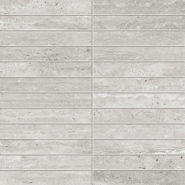 T/TVCGMMOS ENTIVA TRAVERTINE VEIN CUT GREY MATT P4 MOSAIC 298*298 MM