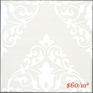 2ASHBOG A20WBH20LG ASHFIELD BONE GLOSS 200X200MM