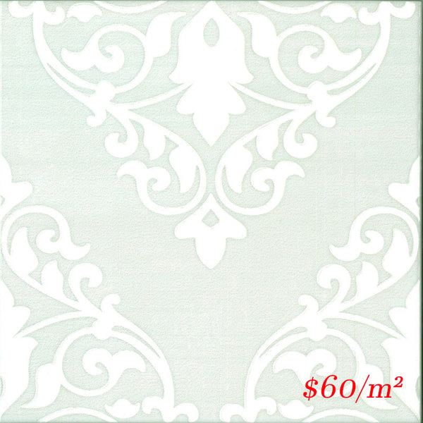 2ASHGNG A20WBH50LG ASHFIELD LIGHT GREEN GLOSS 200X200MM