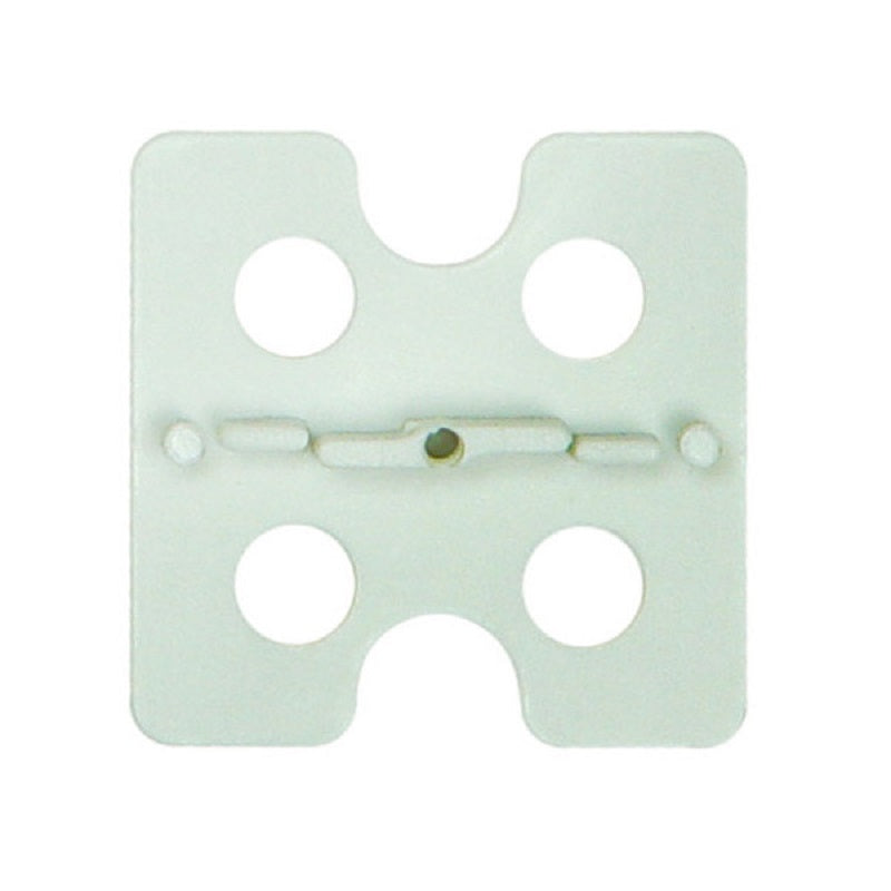 2FE100 ATR Tile Leveling White Floor Edge Plates 100 pack