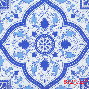 2MORPEBL T210404 MOROCCO PERSIAN BLUE GLOSS 200X200MM