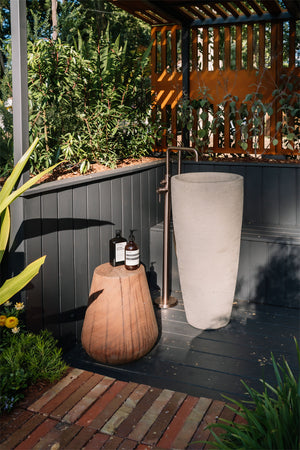 Zen SS316L Freestanding Bath Mixer Brushed Bronze (NR162203a02BZ)