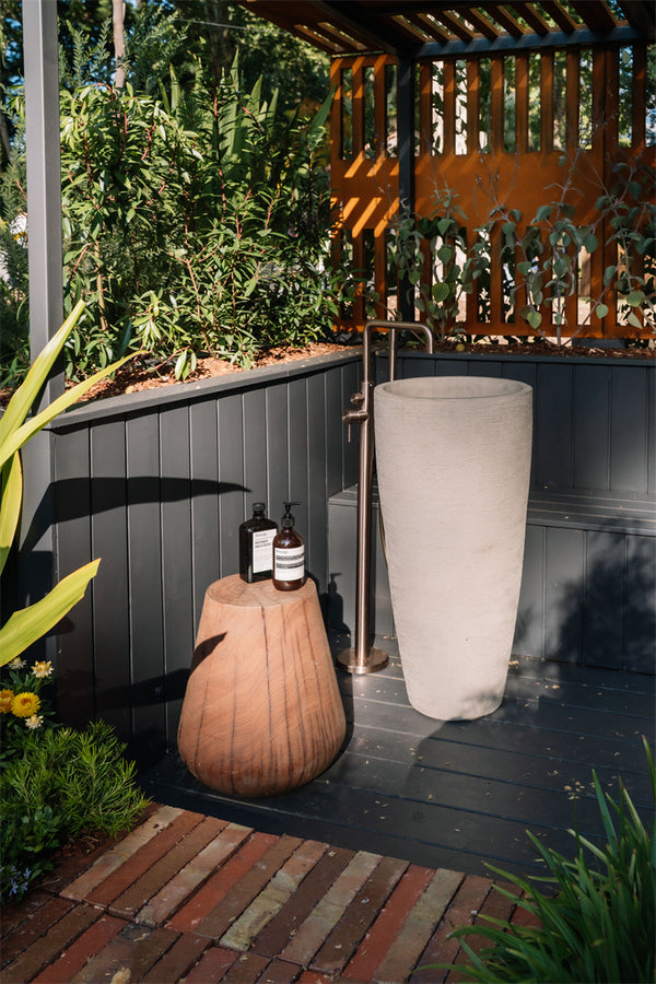 Zen SS316L Freestanding Bath Mixer Brushed Bronze (NR162203a02BZ)