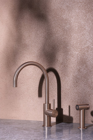 Zen SS316L Kitchen Mixer With Hand Spray Brushed Bronze (NR162208BZ)