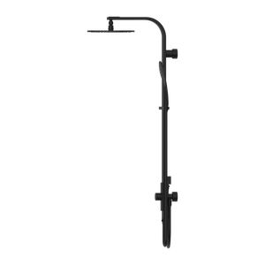 ASTRA RAIN ROUND TWIN SHOWERDOUBLE HOSE MATTE BLACK (NR281305bMB)