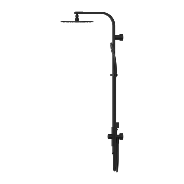 ASTRA RAIN ROUND TWIN SHOWERDOUBLE HOSE MATTE BLACK (NR281305bMB)