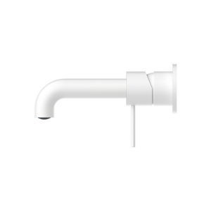 MECCA WALL BASIN/BATH MIXER SEPARATE BACK PLATE 120/160/185/230/260MM MATTE WHITE