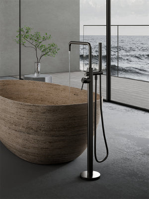 Zen SS316L Freestanding Bath Mixer Graphite (NR162203a02GR)