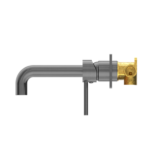 DOLCE WALL BASIN/BATH MIXER GUN METAL (NR250810BGM)