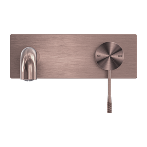 OPAL WALL BASIN/BATH MIXER 120/160/185/230/260MM BRUSHED BRONZE