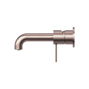 MECCA WALL BASIN/BATH MIXER SEPARATE BACK PLATE 120/160/185/230/260MM BRUSHED BRONZE