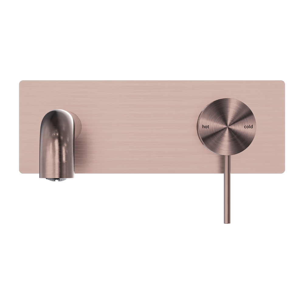 MECCA WALL BASIN/BATH MIXER 120/160/185/230/260MM BRUSHED BRONZE