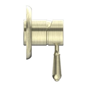 YORK SHOWER MIXER WITH METAL LEVER AGED BRASS (NR69210902AB)