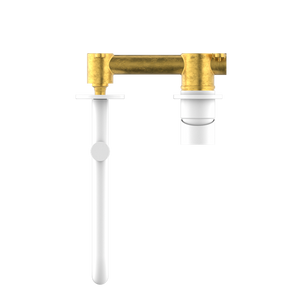 MECCA WALL BASIN/BATH MIXER SWIVEL SPOUT 225MM MATTE WHITE (NR221910RMW)