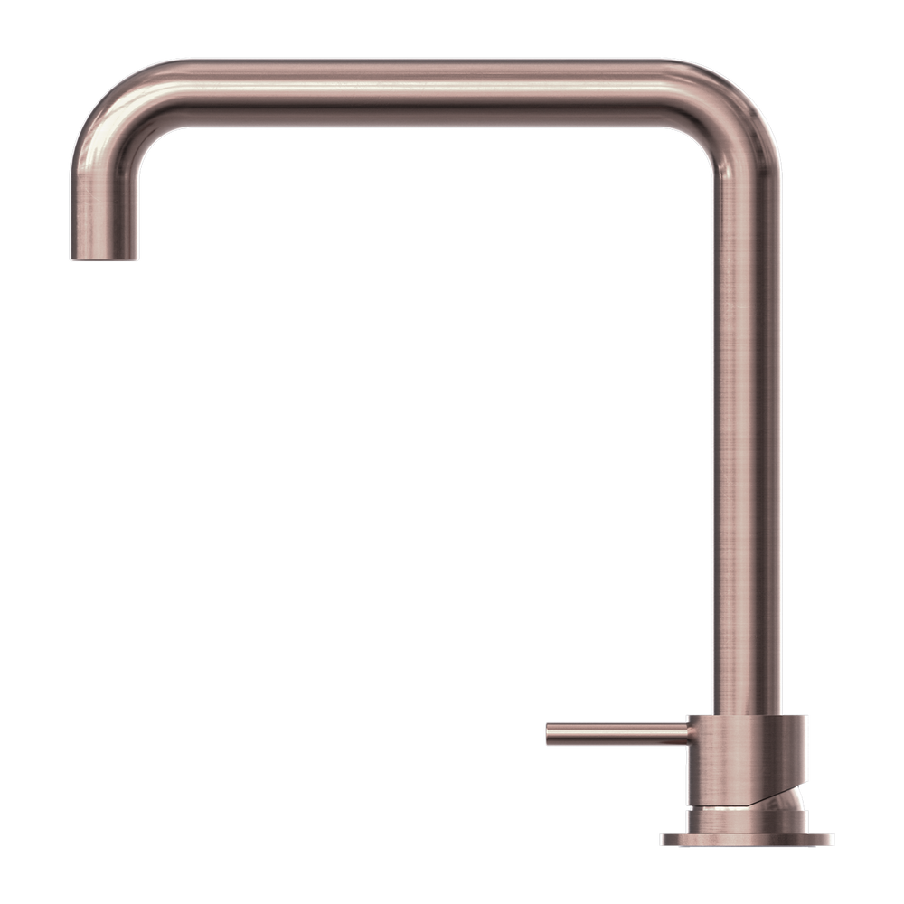 MECCA HOB BASIN MIXER SQUARE SWIVEL SPOUT BRUSHED BRONZE (NR221901cBZ)