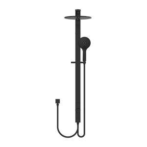 ASTRA RAIN ROUND TWIN SHOWERDOUBLE HOSE MATTE BLACK (NR281305bMB)