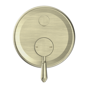 YORK SHOWER MIXER WITH DIVERTOR WITH METAL LEVER AGED BRASS (NR692109A02AB)