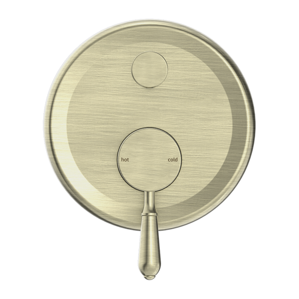 YORK SHOWER MIXER WITH DIVERTOR WITH METAL LEVER AGED BRASS (NR692109A02AB)