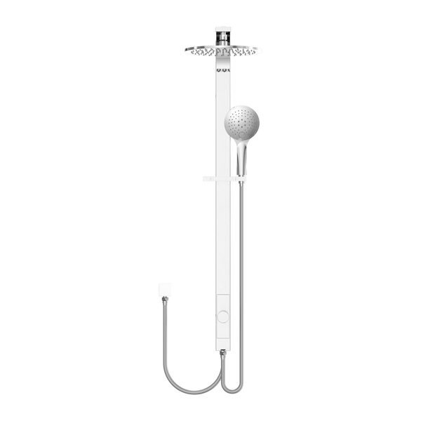 ASTRA RAIN ROUND TWIN SHOWER DOUBLE HOSE CHROME (NR281305bCH)