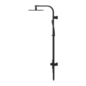 ASTRA RAIN ROUND TWIN SHOWER SINGLE HOSE MATTE BLACK (NR281305aMB)