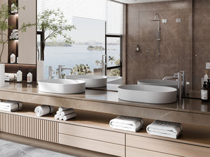 Zen SS316L Tall Basin Mixer Brushed Nickel (NR162201aBN)