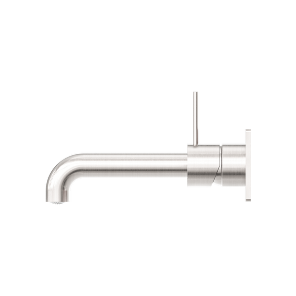 MECCA WALL BASIN/BATH MIXER HANDLE UP 120/160/185/230/260MM BRUSHED NICKEL