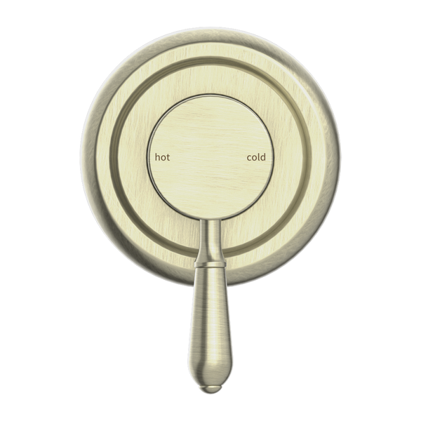 YORK SHOWER MIXER WITH METAL LEVER AGED BRASS (NR69210902AB)