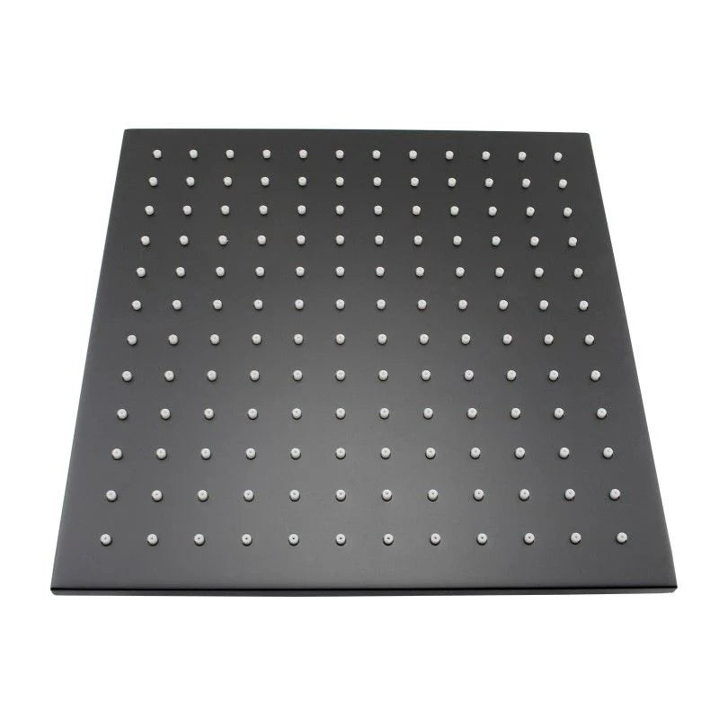 GM0135.SH SQUARE GUN METAL GREY BRASS RAINFALL SHOWER HEAD 250MM