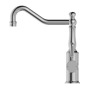 YORK KITCHEN MIXER HOOK SPOUT WITH METAL LEVER CHROME (NR69210702CH)