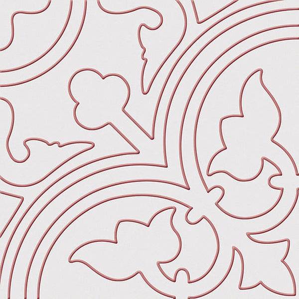 Alhambra Rojo 250x250mm Spanish Décor Tiles
