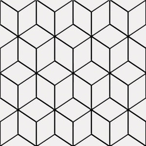 Alhambra Negro 250x250mm Spanish Décor Tiles