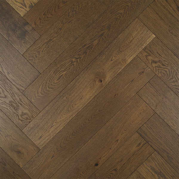 Terra Mater Wild Oak Arlo Herringbone Engineered Oak 888 x 148 x 14/3mm - 4843HB French Grey