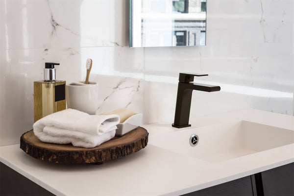 BIANCA BASIN MIXER MATTE BLACK (NR321501MB)