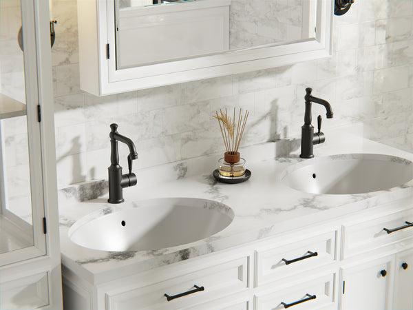 YORK BASIN MIXER WITH METAL LEVER MATTE BLACK (NR69210102MB)