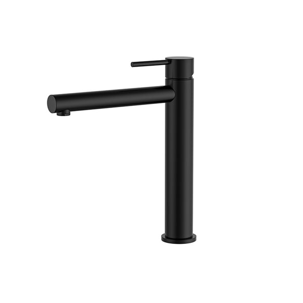 WT 6651HBK JESS Tower Basin Mixer in Matte Black
